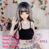 GUAVADOLL アニメドール ソフトビニール製ヘッド+TPE製ボディ 153cm Eカップ BJD01ヘッド M16ジョイント 他社と交換可能 138-153ＣＭのボディに適用 ナチュラル肌色