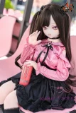 MOZU DOLL 115cm バスト大 佑莉 Yuri ビニール製頭部+TPE製ボディ 肌色＆眼球色＆メイク＆ウィッグ＆衣装は宣材写真と同じ 蓬蓬スカート