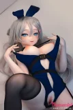 Elsa Babe アニメドール  RAD009ヘッド 銀髪バニー・アニメ美少女ラブドール 魅惑のブルーランジェリー仕様 140cm-M ボディー選択可能