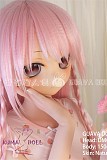 GUAVADOLL アニメドール ソフトビニール製ヘッド+TPE製ボディ 150cm バスト小 DM02  ヘッド ピンク髪 M16ジョイント 他社と交換可能 138-150ＣＭのボディに適用 ナチュラル肌色