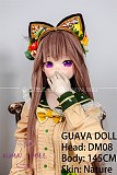 GUAVADOLL アニメドール ソフトビニール製ヘッド+TPE製ボディ 145cm Bカップ DM08 ヘッド M16ジョイント 他社と交換可能 138-150ＣＭのボディに適用 ナチュラル肌色