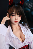 フルシリコン製ラブドール JYDOLL 163cm Fカップ 洛水 ヘッド 身体リアルメイク無料付き 等身大ドール JK制服