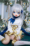 売れ切れ 6kg ソフトビニール製頭部 TPE製ボディ MOZU DOLL 85cm Aカップ 派蒙（Paimeng) 肌色＆眼球色＆メイク＆ウィッグ＆衣装は宣材写真と同じ 小型で軽量化で収納しやい 使いやすい