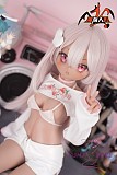 MOZU DOLL 65cm 愛嬌な黒ちゃん ソフトビニール製頭部 シリコン製 ボディ 肌色＆眼球色＆メイク＆ウィッグ＆衣装は宣材写真と同じ  3.5kg