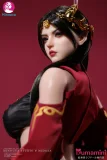 Minouva Doll 75cm 新作 米杜莎 ヘッド ミニドール 漆黒ロングヘア＆紅装コスチューム フィギュア版/ラブドール版ボディ選択可能