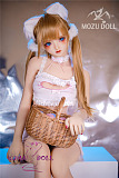 TPE製ラブドール MOZU 145cm M1ヘッド 体重25kg 肌色＆眼球色＆メイク＆ウィッグ＆衣装は宣材写真と同じ