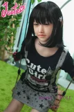 J-cute 149cm バスト平 AGD08 美郁（みく）ヘッド  フルシリコン製 ブランコに座る可愛らしいラブドール