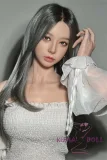 軽量化 27kg 伴趣はんしゅ 162cm Cカップ B1 川崎由美 フルシリコン材質 等身大リアルドール 黒スト