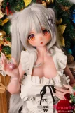 Elsa Babe 140cm M RAD056 雪村铃鹿Yukimura Suzuka 大きな瞳と銀髪が可愛い癒し系アニメラブドール 宣材写真は140cm-M ボディー選択可能