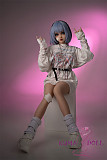 TPE製ラブドール AXB Doll 140cm バスト中 TD45 最新メイク 掲載画像のボディはリアルメイク付き