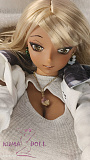 Mini Doll ミニドール セックス可能 60cm 巨乳 シリコン製 黒獣エルフの女王 コスプレ E60 普段は鑑賞用 小さいラブドール 女性素体 フィギュア cosplay