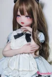 Elsa Babe AHR023 诹访部晴香 125cm ロリータ系アニメフェイスドール ブラウンヘア＆大きな黒リボンの可憐モデル ボディー素材選択可能