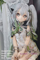 GUAVADOLLナヒーダcos ビニール製ヘッド+TPE製ボディ 132cm GC03ヘッド 掲載画像と同じ衣装付き