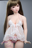 フルシリコン製ラブドール JY Doll 70cm ミニドール 宁夏(Ningxia)ヘッド 肌色＆眼球色＆メイク＆ウィッグ＆衣装は宣材写真と同じ