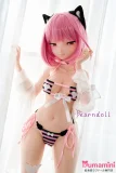 Yearndoll ラブドール 135cm Dカップ LZ02ヘッド 猫耳ピンクヘア 二次元ラブドール フルシリコン製