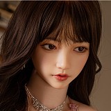 シリコン製 Orange In ヘッド単体 頭のみ 口開閉機能&オーラル&模擬口腔付き