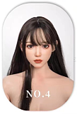 SHEDOLL 145cm Gカップ 熙熙（Xixi）ヘッド  美少女ラブドール 掲載画像はフルシリコン製 純白のニット衣装 花飾り
