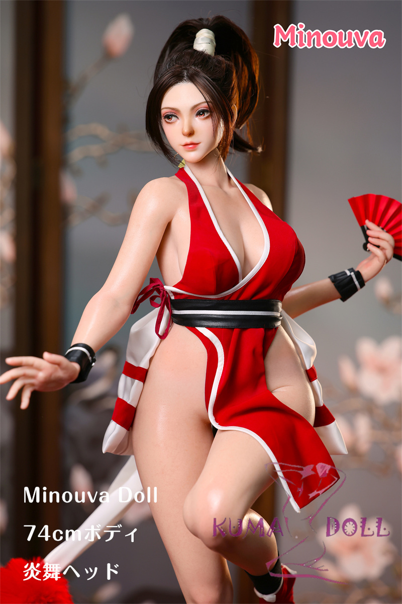 【新作キャンペーン 10%OFF】Minouva Doll 74cm 新作 炎舞ヘッド フルシリコン製  和風 ミニドール ボディ選択可能 フィギュア版/ラブドール版ボディ選択可能