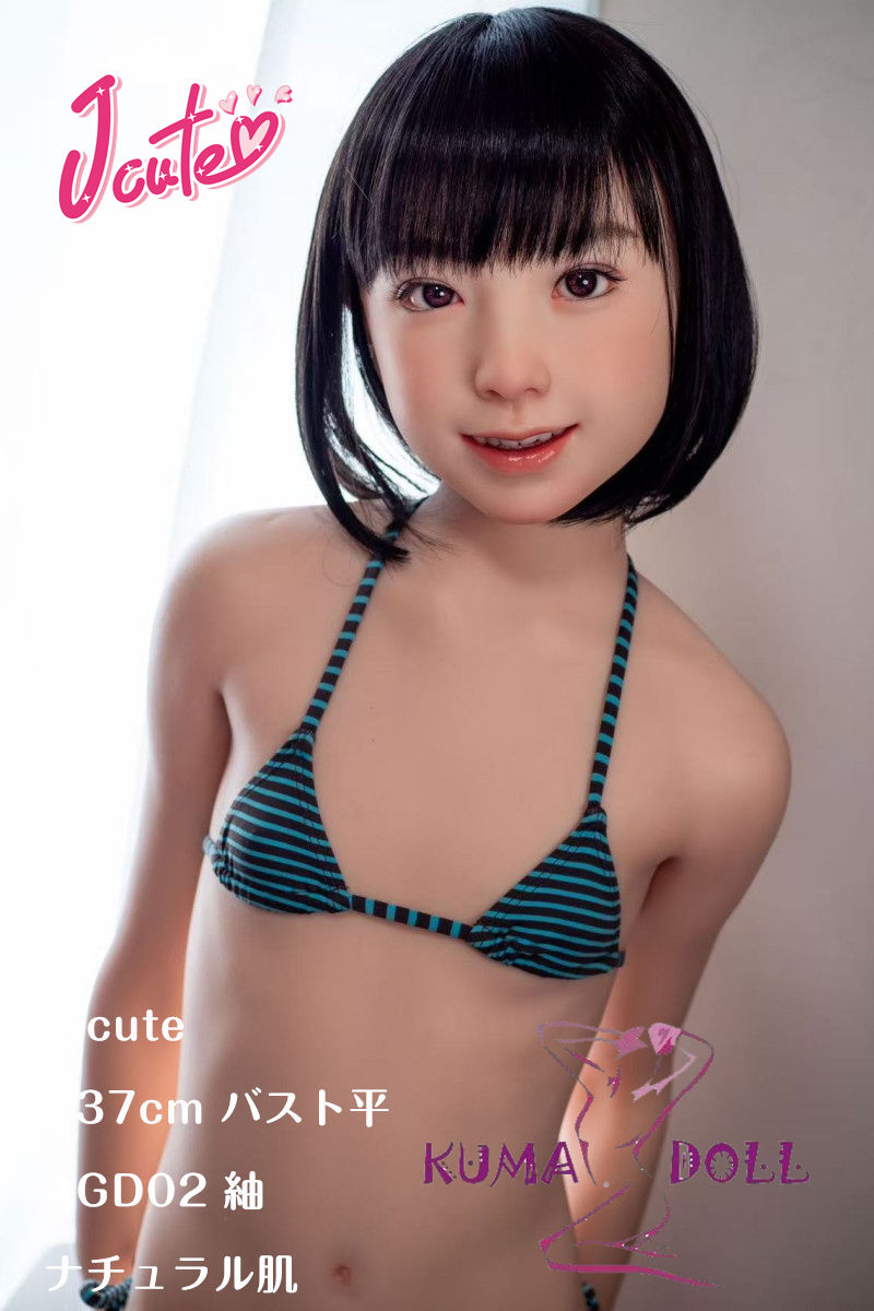 J-cute 137cm バスト平 AGD02 紬（つむぎ）ヘッド LL団 フルシリコン製 ラブドール あどけない雰囲気のリアルドール