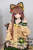 GUAVADOLL アニメドール ソフトビニール製ヘッド+TPE製ボディ 145cm Bカップ DM08 ヘッド M16ジョイント 他社と交換可能 138-150ＣＭのボディに適用 ナチュラル肌色