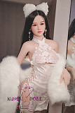シリコン製頭部+TPEボディ JY Doll 148cm バスト大 小咪ヘッド xiaomi 掲載画像のヘッドはノーマルメイク