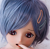 Real Girl アニメヘッド#1 軟質シリコン製 可愛い 女性ヘッド ラブドールの頭 頭部単品 ヘッド単体 M16ボルト採用 140-170CM身長適用 職人メイク 塗装済み 口開閉機能付き リアルな口腔構造 D工場製