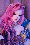 TPE製ラブドール MOZU 163cm Hカップ 芬妮（Fenni）頭部 ラブドール 体重35kg  肌色＆眼球色＆メイク＆ウィッグ＆衣装は宣材写真と同じ