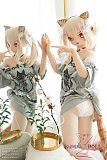 WM Dolls アニメドール ソフトビニール製ヘッド TPE製ボディ 159cm Mini Y007ヘッド 猫耳