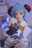 TPE製ラブドール MOZU 145cm Dカップ M1#頭部 体重25kg 肌色＆眼球色＆メイク＆ウィッグ＆衣装は宣材写真と同じ