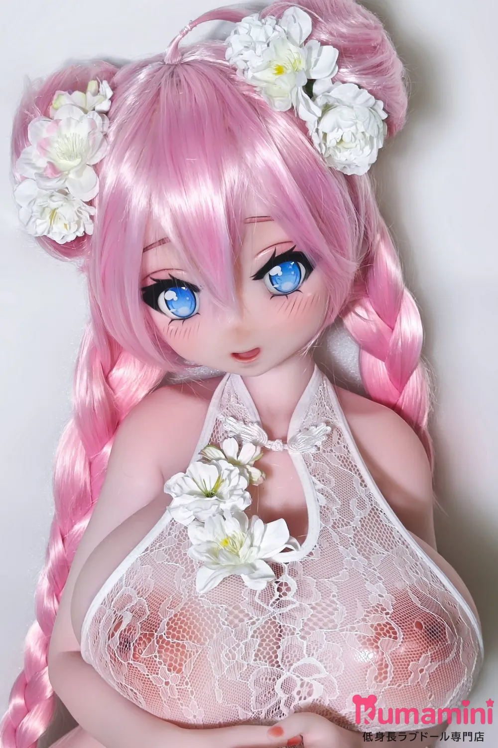 Elsa Babe AHR018 莫莉ヘッド 130cm 青い瞳のラブドール ツインテール 巨乳娘 エロ ボディー素材選択可能