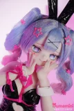 MW Girl（魔物姫）85cm 初音兔子洞 COS 二次元バニー風ミニラブドール ソフトビニール製頭部&シリコン製ボディ 肌色＆眼球色＆メイク＆ウィッグは宣材画像と同じ 宣伝画像と同じ制服も付属