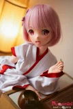 【1.31迄セール！ 足指関節＋ゼリーお尻付属、MSシリーズ専属付属品も!!!】BCDOLL  【MSシリーズ】　M02ヘッド 135cm-D 桃色ショート×巫女風コスのアニメ美少女ラブドール オーラル機能付き シリコン製 ラムコス