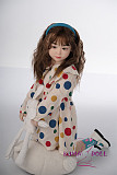 シリコン製頭部+TPEボディ ラブドール AXB Doll 新型110cm バスト平 GB02ヘッド 掲載画像のボディはリアルメイク付き