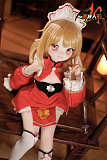 売れ切れ MOZU DOLL 85cm Aカップ 可愛（Kerr） ソフトビニール製頭部 TPE製ボディ 肌色＆眼球色＆メイク＆ウィッグは宣材写真と同じ  6kg