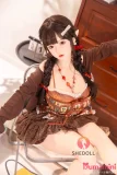 SHEdoll 艾琳(ailin) 145cm Gカップ エルフ耳が可愛いブラウンロリータドール ツインテール美少女ラブドール