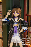 GUAVADOLL アニメドール ソフトビニール製ヘッド+TPE製ボディ 145cm Aカップ DM02 ヘッド ブラックタワーcos