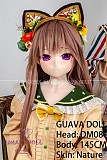 GUAVADOLL アニメドール ソフトビニール製ヘッド+TPE製ボディ 145cm Bカップ DM08 ヘッド M16ジョイント 他社と交換可能 138-150ＣＭのボディに適用 ナチュラル肌色