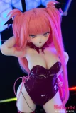 MW Girl（魔物姫）115cm 莉露姆ヘッド アニメラブドール 悪魔系ロリフェイス＊ピンクツインテール美少女ドール