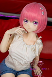 Aotume Doll フルシリコン製リアルドール アニメドール 145cm Dカップ #128ヘッド 美少女ダッチワイフ ピンク髪