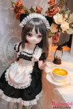 MW Girl(魔物姫) 柚原爱ヘッド 70cm 可愛さ満点のメイド系ラブドール 宣材写真はシリコン製ボディ 宣材写真と同じ制服も付属