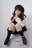 シリコン製頭部+TPEボディ ラブドール AXB Doll 新型110cm バスト平 GB06ヘッド 掲載画像のボディはリアルメイク付き