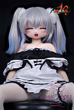 【新作 ヘッド二つ付き！ボディ二種類選択可能】MOZU DOLL 130cm 未来ちゃん ビニール製頭部+TPE製頭部 TPE製ボディ 肌色＆眼球色＆メイク＆ウィッグ＆衣装は宣材写真と同じ