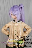 GUAVADOLL アニメドール ソフトビニール製ヘッド+TPE製ボディ 150cm バスト小 DM02 ヘッド M16ジョイント 他社と交換可能 138-150ＣＭのボディに適用 ナチュラル肌色