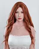 FANREAL T109cm Fカップ Carleeヘッド リアルメイク付き フルシリコン製ラブドール 掲載画像は ROS機能付き  欧米風