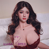 シリコン製頭部+TPEボディ JY Doll 165cm バスト大 Meiyu(美玉)ヘッド Sメイク付き