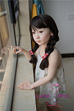 フルシリコン製ラブドール WAXDOLL 新型 110cm バスト平 #G47ヘッド リアルメイク付き