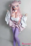 Elsa Babe 古川夏希 RAD020ヘッド ピンクツインお団子ヘアの可愛いアニメ風ラブドール 140cm-M ボディー素材選択可能