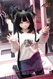 MOZU DOLL 115cm バスト小 雅雅ちゃん ビニール製頭部+TPE製ボディ 肌色＆眼球色＆メイク＆ウィッグ＆衣装は宣材写真と同じ