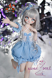 売れ切れ MOZU DOLL 85cm Aカップ クラゲちゃん ソフトビニール製頭部 TPE製ボディ 肌色＆眼球色＆メイク＆ウィッグ＆衣装は宣材写真と同じ  6kg