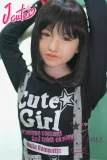 J-cute 149cm バスト平 AGD08 美郁（みく）ヘッド  フルシリコン製 ブランコに座る可愛らしいラブドール